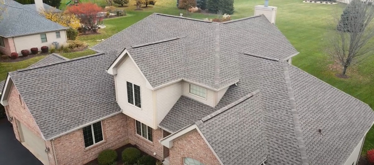 Finished roof on a Madison-area home